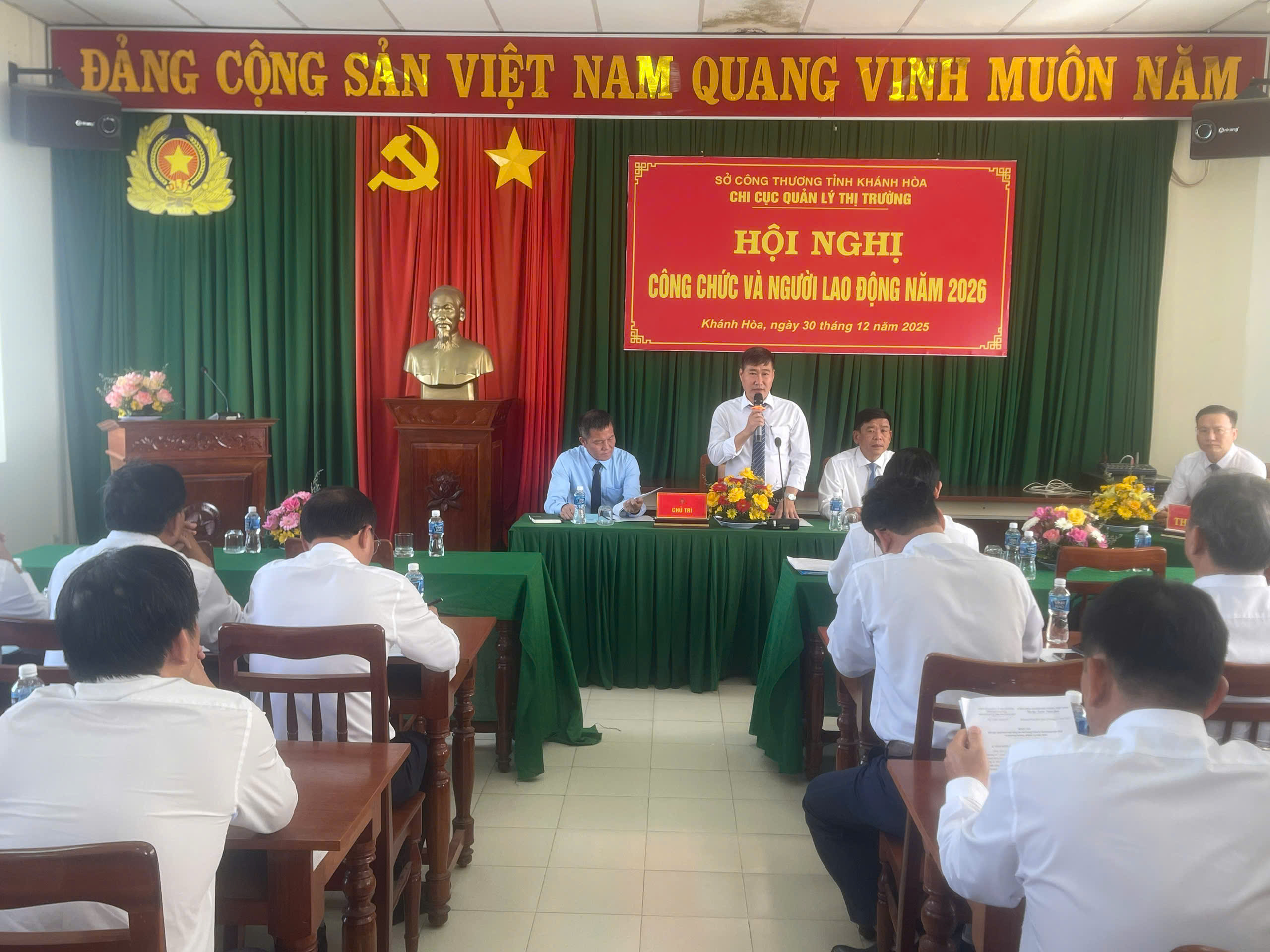 Khánh Hòa: Tổng kết công tác Quản lý thị trường năm 2025 và triển khai nhiệm vụ công tác năm 2026